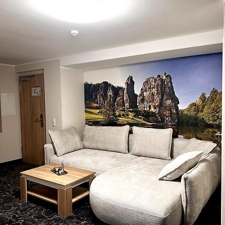 Gaestehaus Am Kurpark Hotel Garni Horn-Bad Meinberg Esterno foto
